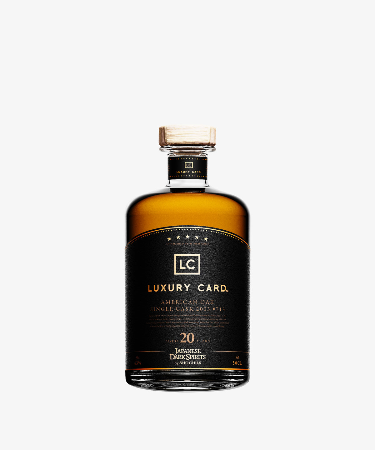 LuxuryCard Collaboration Bottle [Limited] #713 20 Years Aged Limited to 400 Bottles
