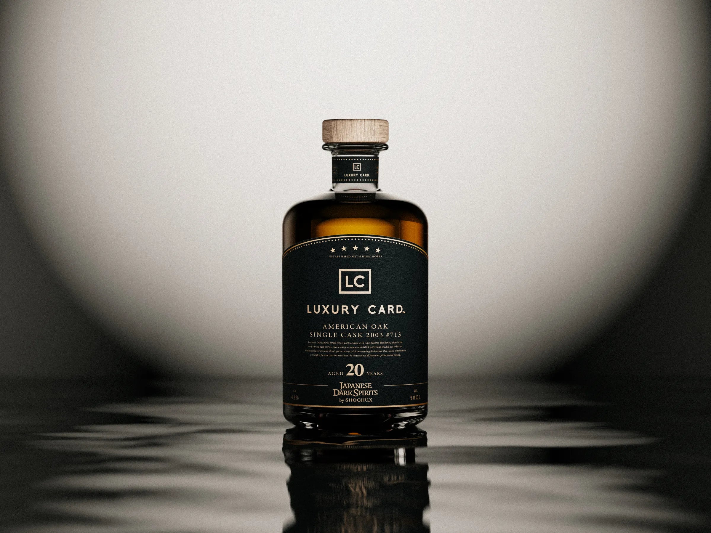 LUXURY CARD コラボボトル[Limited] #713 20年熟成 400本限定 LC会員様先行